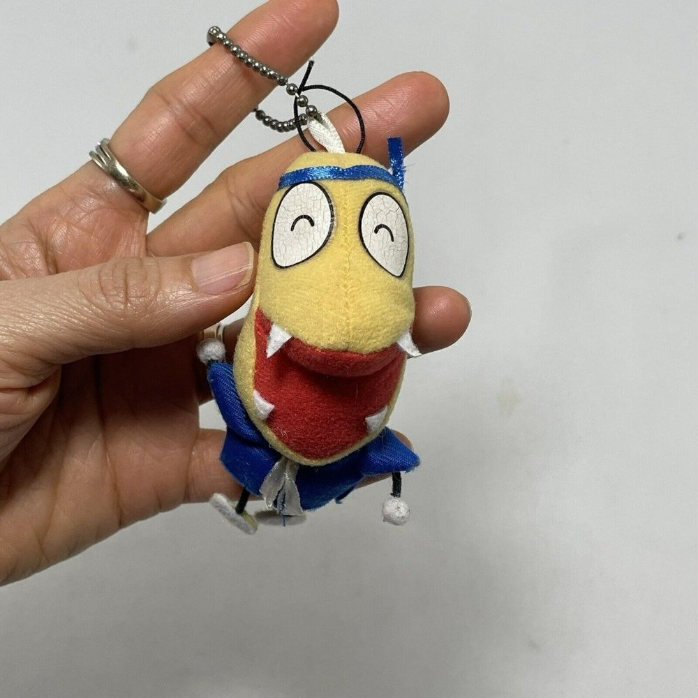 Taito Butt Biting Insect Bug Keychain Uruma Rubi Figure Doll Chain Japan Plush